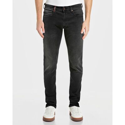 Replay Heren Grover Hyperflex Jeans Grijs In Maat: 32/34 Replay Heren Grover Hyperflex Jeans Grijs In Maat: 32/34