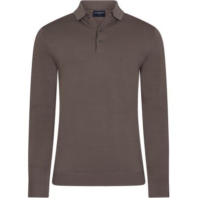 Cavallaro Heren Milacio Polo Bruin In Maat: XXL Cavallaro Heren Milacio Polo Bruin In Maat: XXL