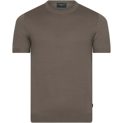 Cavallaro Heren Milo T-shirt Bruin In Maat: XXL Cavallaro Heren Milo T-shirt Bruin In Maat: XXL