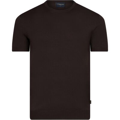 Cavallaro Heren T-shirt Milo Bruin In Maat: XL Cavallaro Heren T-shirt Milo Bruin In Maat: XL