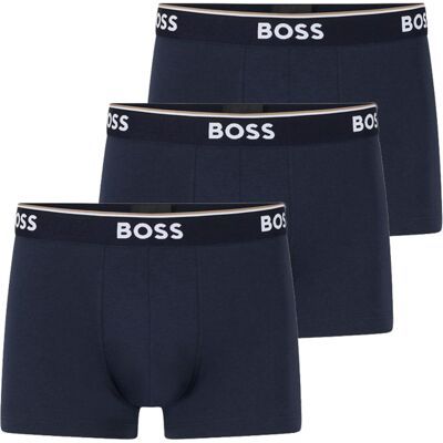 Boss Menswear Heren Boxershorts 3-pack Blauw In Maat: S Boss Menswear Heren Boxershorts 3-pack Blauw In Maat: S