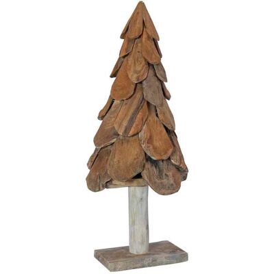 vidaXL Kerstboom Bruin 91 cm Massief teakhout vidaXL Kerstboom Bruin 91 cm Massief teakhout