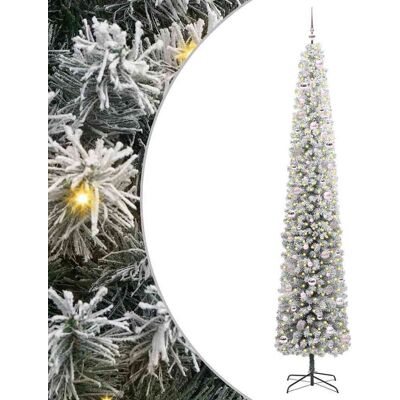 vidaXL Kunstkerstboom Groen 270 cm PVC en Staal en Kunststof vidaXL Kunstkerstboom Groen 270 cm PVC en Staal en Kunststof