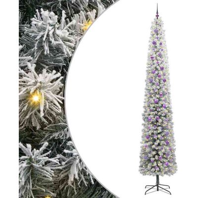 vidaXL Kunstkerstboom Groen 300 cm PVC en Staal en Kunststof vidaXL Kunstkerstboom Groen 300 cm PVC en Staal en Kunststof