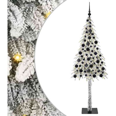 vidaXL Kerstboom met 300 LED met standaard Wit 180 cm PE en Staal vidaXL Kerstboom met 300 LED met standaard Wit 180 cm PE en Staal