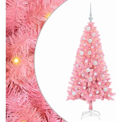 vidaXL Kerstboom Roze 120 cm PVC vidaXL Kerstboom Roze 120 cm PVC