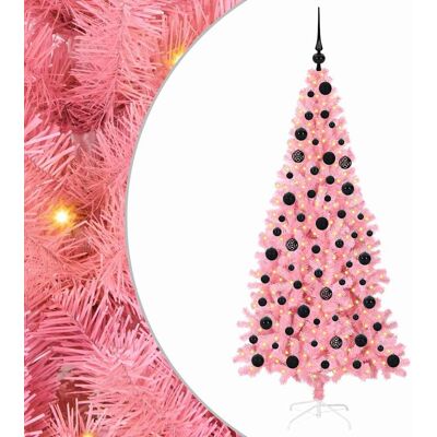 vidaXL Kerstboom Roze 180 cm PVC vidaXL Kerstboom Roze 180 cm PVC
