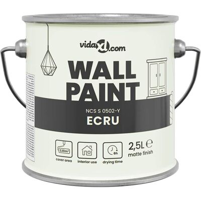 vidaXL Muurverf Bruin 2,5 L Wandprint vidaXL Muurverf Bruin 2,5 L Wandprint