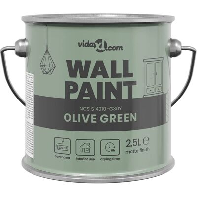 vidaXL Muurverf Groen vidaXL Muurverf Groen