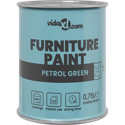 vidaXL Meubelverf Groen 0,75 L Wandprint vidaXL Meubelverf Groen 0,75 L Wandprint