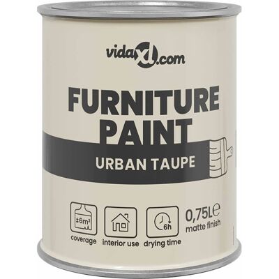 vidaXL Meubelverf Bruin 0,75 L Wandprint vidaXL Meubelverf Bruin 0,75 L Wandprint