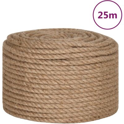 vidaXL Touw 25 m lang 14 mm dik jute vidaXL Touw 25 m lang 14 mm dik jute