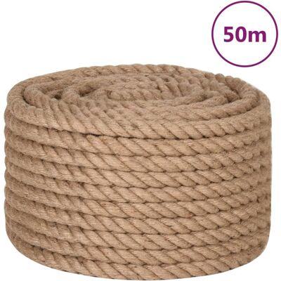vidaXL Touw 50 m lang 24 mm dik jute vidaXL Touw 50 m lang 24 mm dik jute