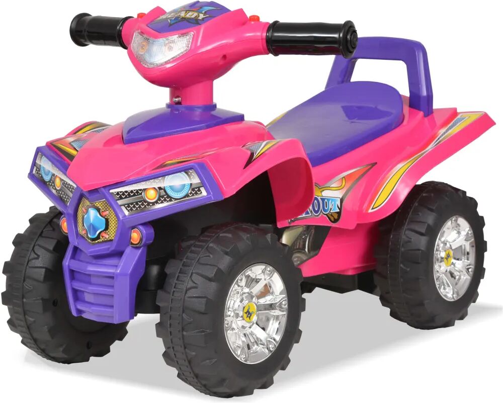 vidaXL Loopquad met licht en geluid roze en paars