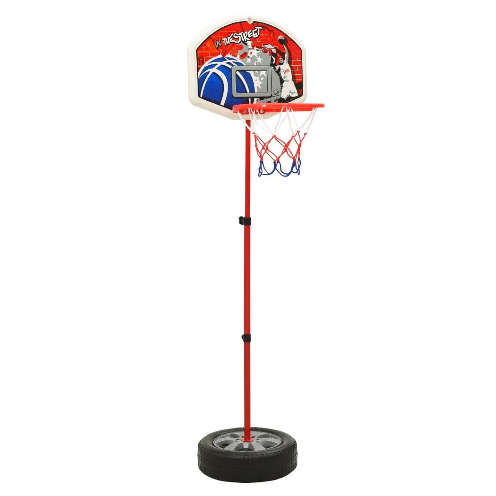 vidaXL Kinderbasketbalset verstelbaar 120 cm