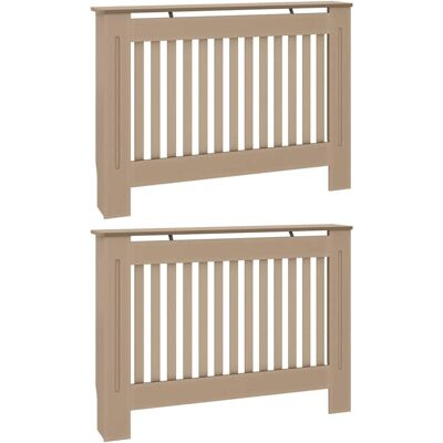 vidaXL Radiator Cover 2 st Sonoma Eiken 112 x 19 x 81,5 cm vidaXL Radiator Cover 2 st Sonoma Eiken 112 x 19 x 81,5 cm
