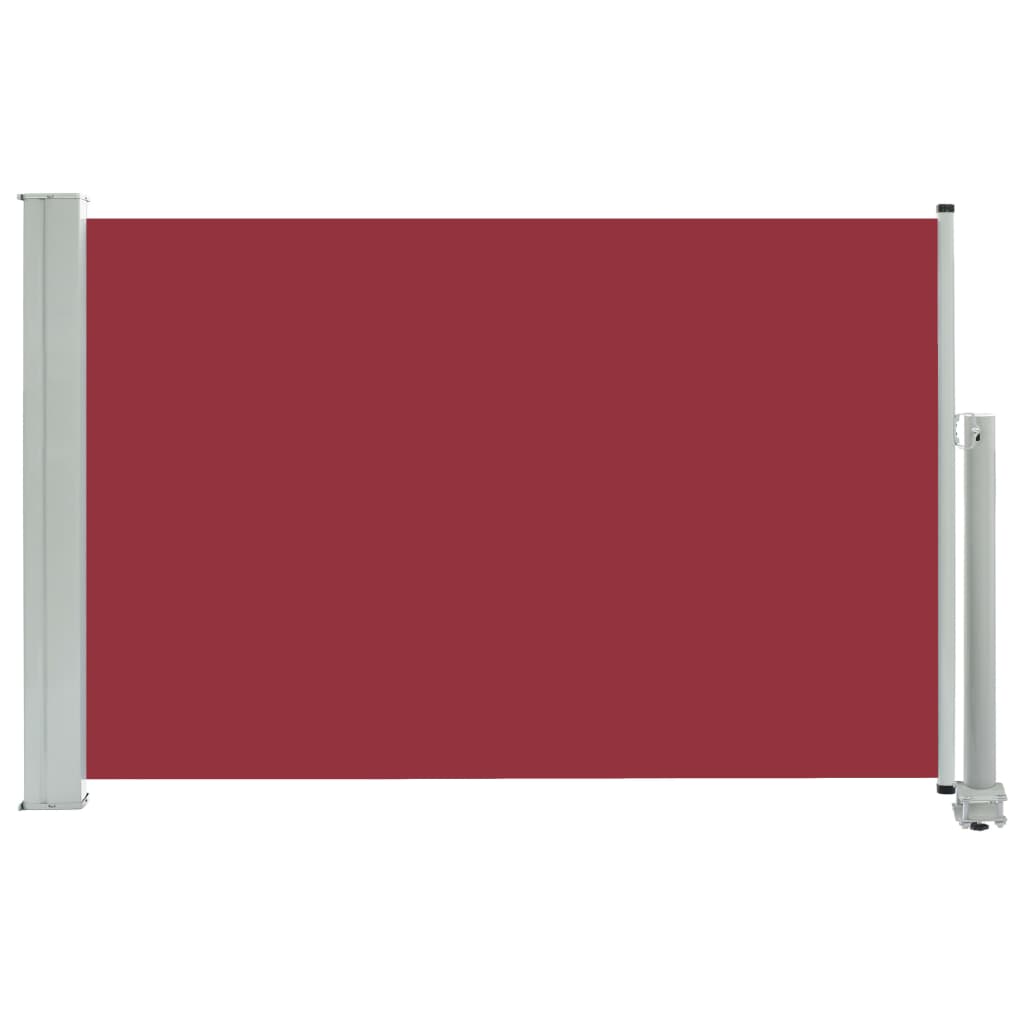 vidaXL Tuinscherm uittrekbaar 60x300 cm rood