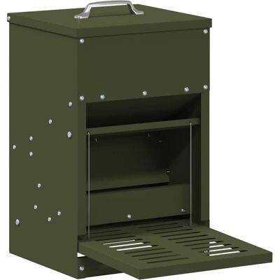 vidaXL Kip trekvoeder Olijf Groen 25 x 42 x 40 cm 4 kg vidaXL Kip trekvoeder Olijf Groen 25 x 42 x 40 cm 4 kg