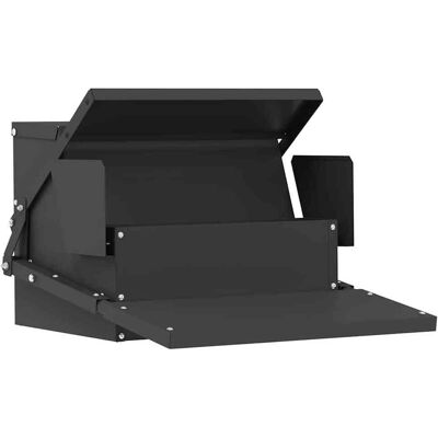 vidaXL Kip trekvoeder Zwart 50 x 40 x 29 cm 2 kg Koudgewalst Staal vidaXL Kip trekvoeder Zwart 50 x 40 x 29 cm 2 kg Koudgewalst Staal