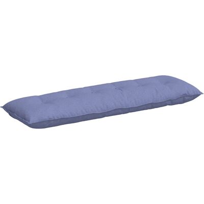 vidaXL Rugkussen Jeans Blauw 200 x 19 x 50 cm Stof vidaXL Rugkussen Jeans Blauw 200 x 19 x 50 cm Stof