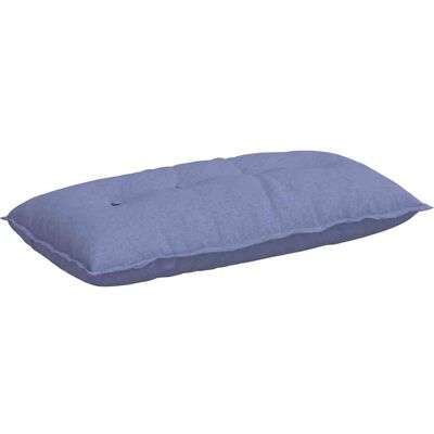 vidaXL Rugkussen Jeans Blauw 200 x 19 x 50 cm Stof vidaXL Rugkussen Jeans Blauw 200 x 19 x 50 cm Stof