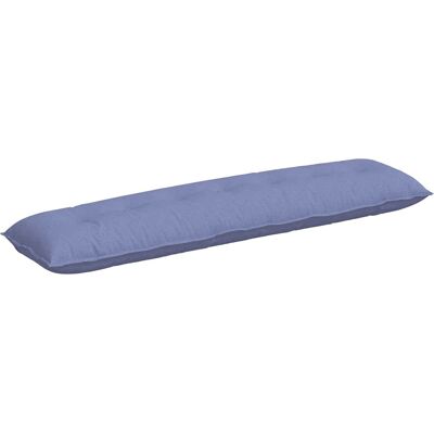 vidaXL Rugkussen Jeans Blauw 200 x 19 x 50 cm Stof vidaXL Rugkussen Jeans Blauw 200 x 19 x 50 cm Stof
