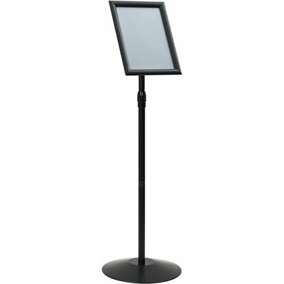 vidaXL Pedestal Poster Stand Zilver a4 PVC en Staal vidaXL Pedestal Poster Stand Zilver a4 PVC en Staal