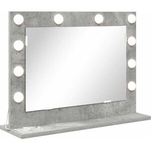 vidaXL Make-up Spiegel Rechthoekig Beton Grijs 60 x 45 x 18 cm vidaXL Make-up Spiegel Rechthoekig Beton Grijs 60 x 45 x 18 cm