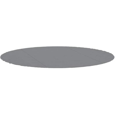 vidaXL Zwembadgrondzeil Ø306 cm polyester geotextiel lichtgrijs vidaXL Zwembadgrondzeil Ø306 cm polyester geotextiel lichtgrijs