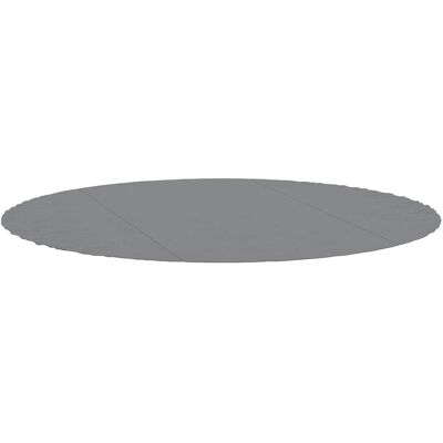 vidaXL Zwembadgrondzeil Ø366 cm polyester geotextiel lichtgrijs vidaXL Zwembadgrondzeil Ø366 cm polyester geotextiel lichtgrijs