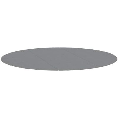 vidaXL Zwembadgrondzeil Ø396 cm polyester geotextiel lichtgrijs vidaXL Zwembadgrondzeil Ø396 cm polyester geotextiel lichtgrijs