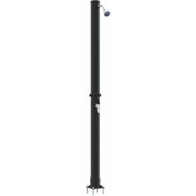 vidaXL Buiten Zonne-douche Zwart 217 cm PVC en Aluminium vidaXL Buiten Zonne-douche Zwart 217 cm PVC en Aluminium