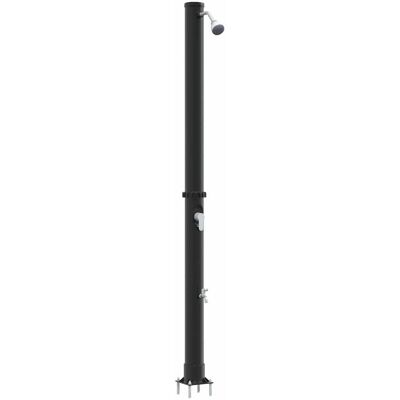 vidaXL Buiten Zonne-douche Zwart 217 cm PVC en Aluminium vidaXL Buiten Zonne-douche Zwart 217 cm PVC en Aluminium
