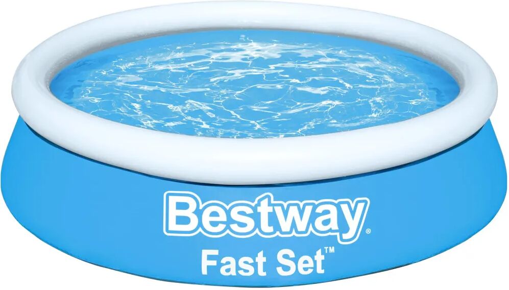 Bestway Zwembad Fast Set opblaasbaar rond 183x51 cm blauw