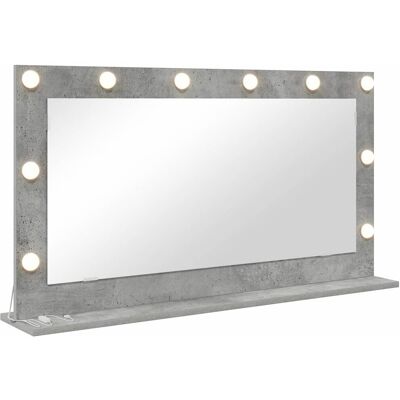 vidaXL Make-up Spiegel Beton Grijs 100 x 55 x 18 cm Rechthoekig vidaXL Make-up Spiegel Beton Grijs 100 x 55 x 18 cm Rechthoekig