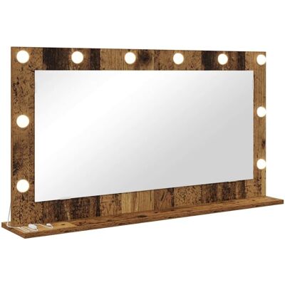 vidaXL Make-up Spiegel Oudhout 100 x 55 x 18 cm Rechthoekig vidaXL Make-up Spiegel Oudhout 100 x 55 x 18 cm Rechthoekig