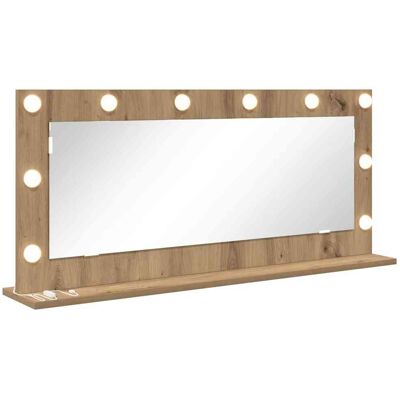 vidaXL Make-up Spiegel Artisan Eiken 100 x 45 x 18 cm Rechthoekig vidaXL Make-up Spiegel Artisan Eiken 100 x 45 x 18 cm Rechthoekig