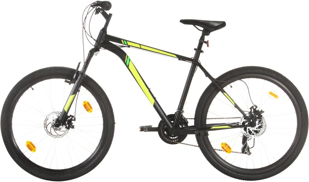 vidaXL Mountainbike 21 versnellingen 27,5 in wielen 42 cm frame zwart