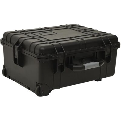 vidaXL Flightcase op wieltjes 58x45x27 cm PP zwart vidaXL Flightcase op wieltjes 58x45x27 cm PP zwart