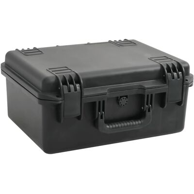 vidaXL Flightcase draagbaar 49x38x23 cm PP zwart vidaXL Flightcase draagbaar 49x38x23 cm PP zwart