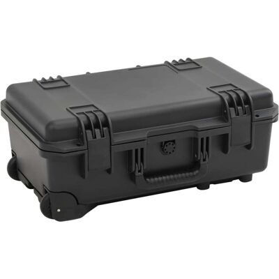 vidaXL Flightcase draagbaar 55x35x22,5 cm PP zwart vidaXL Flightcase draagbaar 55x35x22,5 cm PP zwart