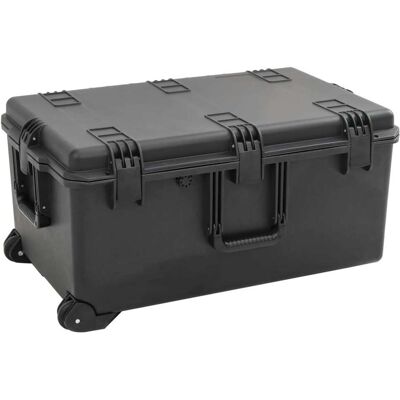 vidaXL Flightcase draagbaar 79,5x52x39 cm PP zwart vidaXL Flightcase draagbaar 79,5x52x39 cm PP zwart