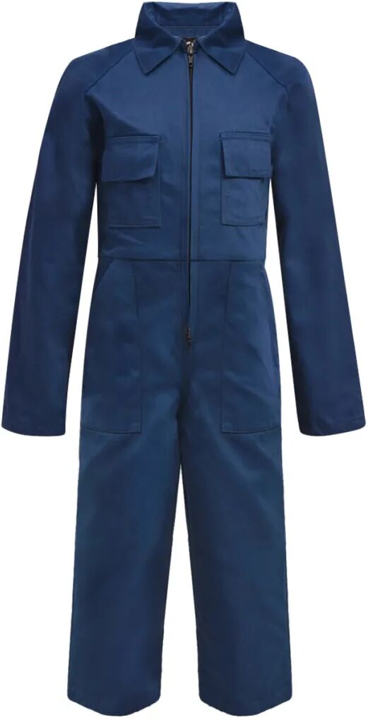 vidaXL Kinderoverall met mouwen maat 146/152 blauw