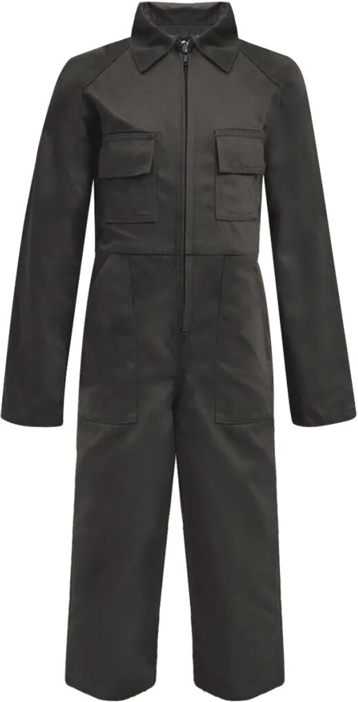 vidaXL Kinderoverall met mouwen maat 158/164 grijs