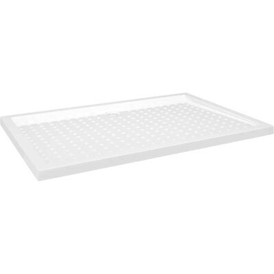vidaXL Douchebak met noppen 80x120x4 cm ABS wit vidaXL Douchebak met noppen 80x120x4 cm ABS wit