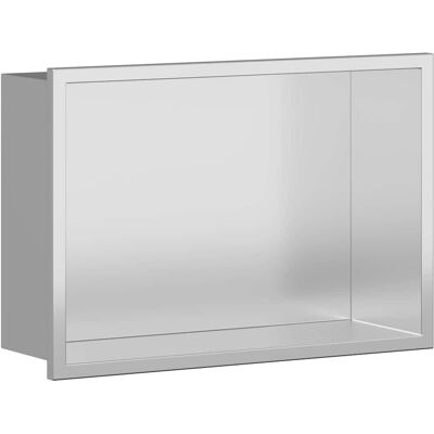 vidaXL Douche Niche zilver 30 x 20 x 9,5 cm Roestvrij staal vidaXL Douche Niche zilver 30 x 20 x 9,5 cm Roestvrij staal