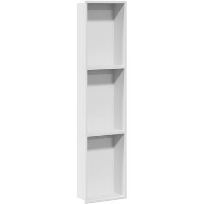 vidaXL Douche Niche Wit 90 x 20 x 9,5 cm Roestvrij staal vidaXL Douche Niche Wit 90 x 20 x 9,5 cm Roestvrij staal