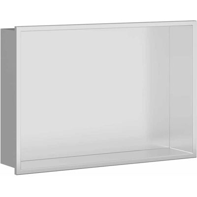 vidaXL Douche Niche Zilver 45 x 30 x 9,5 cm Roestvrij staal vidaXL Douche Niche Zilver 45 x 30 x 9,5 cm Roestvrij staal