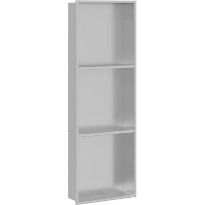 vidaXL Douche Niche Zilver 90 x 30 x 9,5 cm Roestvrij staal vidaXL Douche Niche Zilver 90 x 30 x 9,5 cm Roestvrij staal