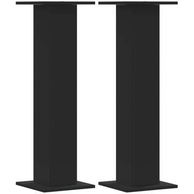 vidaXL Speakerstandaards 2 st 30x30x95 cm bewerkt hout zwart vidaXL Speakerstandaards 2 st 30x30x95 cm bewerkt hout zwart